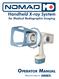 Handheld X-ray System for Medical Radiographic Imaging. Operator Manual. Manufactured by