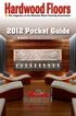 2012 Pocket Guide. of NWFA-member Exhibitors