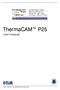 ThermaCAM P25 User s manual