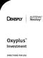 Oxyplus Investment DIRECTIONS FOR USE
