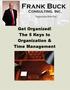 Get Organized! The 5 Keys to Organization & Time Management