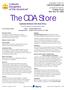 The CDA Store. Updated National CDA Store Policy. Prices are subject to change without notice.
