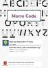 Morse Code. Final Year Project 2013 (2 nd Term) Real-Time Morse Code Communication App LYU The Chinese University of Hong Kong