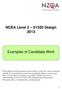 NCEA Level Design 2013