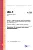 ITU-T J.210. Downstream RF interface for cable modem termination systems