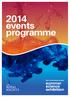 2014 events programme