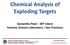 Chemical Analysis of Exploding Targets