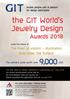 GIT s World Jewelry Design Awards 2018 Under the theme of The Pearl of Wisdom - Illumination from under the Surface