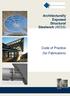 Architecturally Exposed Structural Steelwork (AESS) Code of Practice (for Fabricators)