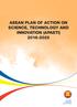 ASEAN PLAN OF ACTION ON SCIENCE, TECHNOLOGY AND INNOVATION (APASTI)