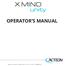 OPERATOR S MANUAL. Operator s manual X-Mind unity VI (15) 11/2017 NUN0EN010I