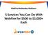 WebFire Wednesday Webinars: 5 Services You Can Do With WebFire for $500 to $1,000+ Each