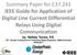 Summary Paper for C IEEE Guide for Application of Digital Line Current Differential Relays Using Digital Communication
