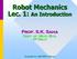 Robot Mechanics Lec. 1: An Introduction