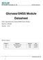 Glonass/GNSS Module Datasheet