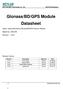 Glonass/BD/GPS Module Datasheet