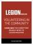 VOLUNTEERING IN THE COMMUNITY GUIDELINES FOR SUBMITTING BRANCH NEWS TO LEGION MAGAZINE