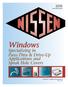 Windows. Specializing in Pass-Thru & Drive-Up Applications and Speak Hole Covers. Nissen & Company Incorporated Since 1910.