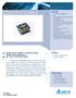 Delphi Series T48SR, 1/32 Brick Family DC/DC Power Modules: 36~75V in, 5V/5A out, 25W FEATURES OPTIONS APPLICATIONS