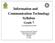 Information and Communication Technology Syllabus