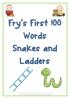 Fry s First 100 Words Snakes and Ladders Games - Clever Classroom TpT
