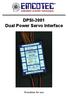 DPSI-2001 Dual Power Servo Interface