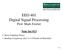 EEO 401 Digital Signal Processing Prof. Mark Fowler