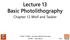 Lecture 13 Basic Photolithography