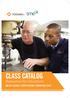 CLASS CATALOG. Resources for educators ONLINE CLASSES I CERTIFICATIONS I KNOWLEDGE EDGE