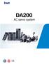 DA200 AC servo system 全国统一服务热线 新能源汽车电控系统 Y7/1-03V3.1