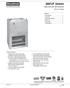AWUF Series. Wall-Mount Air Handler 1½ to 3 Tons. Contents. Product Features