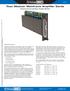 Titan Modular Mainframe Amplifier Cards