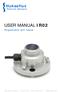 Hukseflux. Thermal Sensors USER MANUAL IR02. Pyrgeometer with heater. Copyright by Hukseflux manual v1604