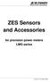 ZES Sensors and Accessories. for precision power meters LMG series