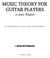 MUSIC THEORY FOR GUITAR PLAYERS in plain English