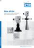 Nico 15/30. Radar sensor for the continuous level measurement of solids. Operating Instructions. SWR engineering Messtechnik GmbH