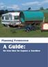 Planning Permission. A Guide: for New Sites for Gypsies & Travellers