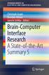 Brain-Computer Interface Research A State-of-the-Art Summary 5. Christoph Guger Brendan Allison Junichi Ushiba Editors