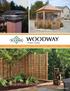 WOODWAY. Product Catalog. Panel Screen Lattice Deck Squares Post Caps Deckrail Post Sleeves Paneling
