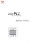 easypll UHV Preamplifier Reference Manual