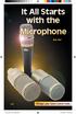 It All Starts with the. Microphone. Bob Heil. Things you were never told... $10