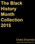 The Black History Month Collection 2015