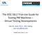 The IEEE 1812 Trial-Use Guide for Testing PM Machines Virtual Testing Developments