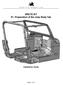 BRUTE KIT 01. Preparation of the Jeep Body Tub Installation Guide
