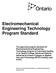 Electromechanical Engineering Technology Program Standard
