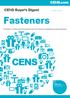 Fasteners CENS. CENS Buyer s Digest. Insiders views and introductions of Taiwan suppliers and products
