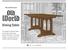 World. Old. Dining Table YOU CAN BUILD AN