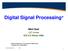 Digital Signal Processing +