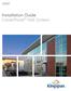 Insulated Panels North America. Installation Guide KarrierPanel Wall System
