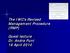 The IWC s Revised Management Procedure (RMP) Guest lecture Dr. Andre Punt 16 April 2010